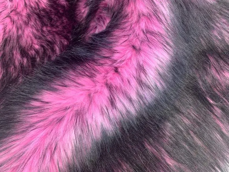 Luxury Husky Faux Fur Fabric By The Yard | Faux Fur Material