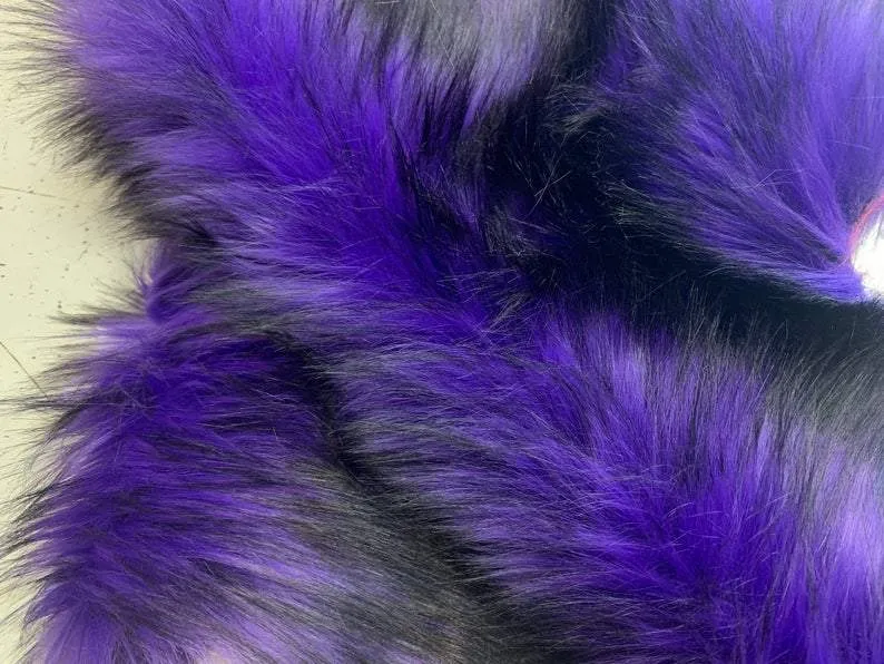 Luxury Husky Faux Fur Fabric By The Yard | Faux Fur Material