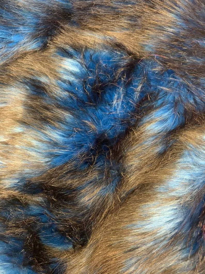 Luxury Husky Faux Fur Fabric By The Yard | Faux Fur Material