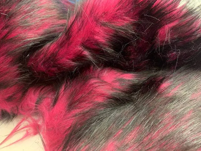 Luxury Husky Faux Fur Fabric By The Yard | Faux Fur Material