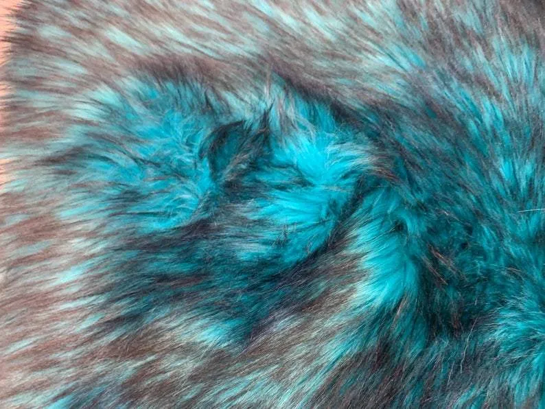 Luxury Husky Faux Fur Fabric By The Yard | Faux Fur Material