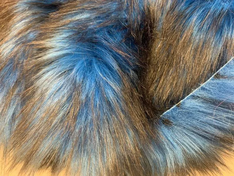 Luxury Husky Faux Fur Fabric By The Yard | Faux Fur Material