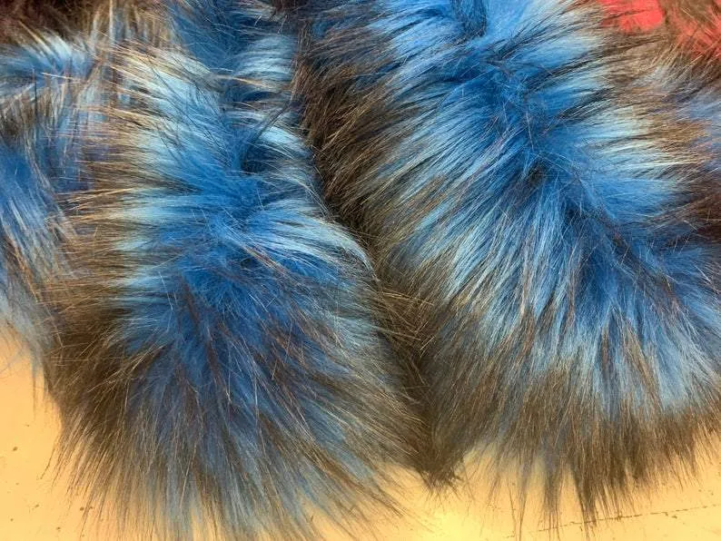 Luxury Husky Faux Fur Fabric By The Yard | Faux Fur Material