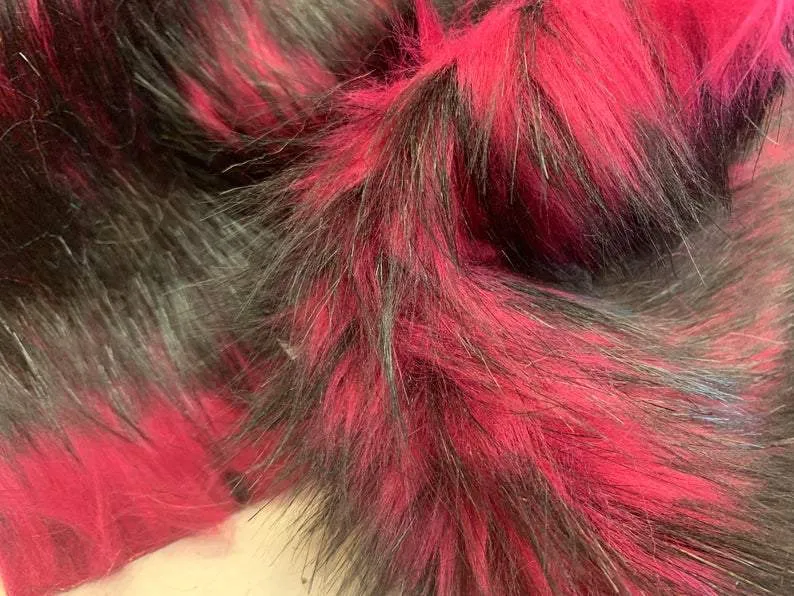 Luxury Husky Faux Fur Fabric By The Yard | Faux Fur Material
