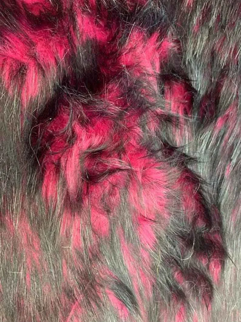 Luxury Husky Faux Fur Fabric By The Yard | Faux Fur Material