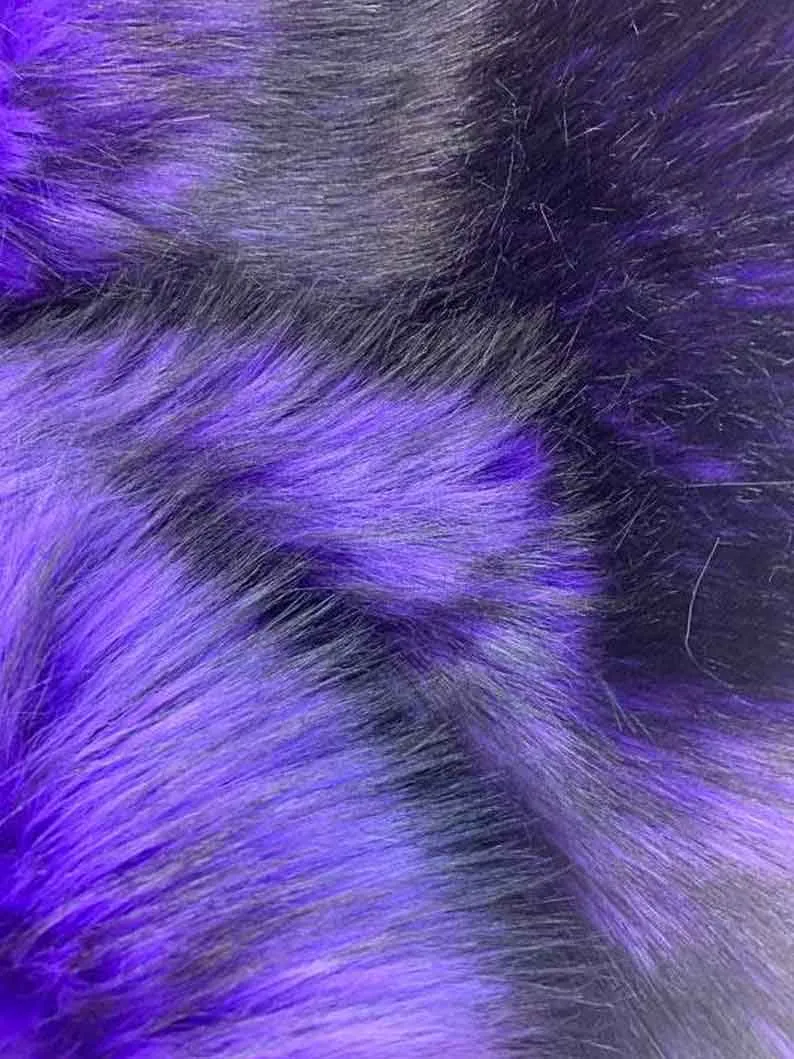 Luxury Husky Faux Fur Fabric By The Yard | Faux Fur Material