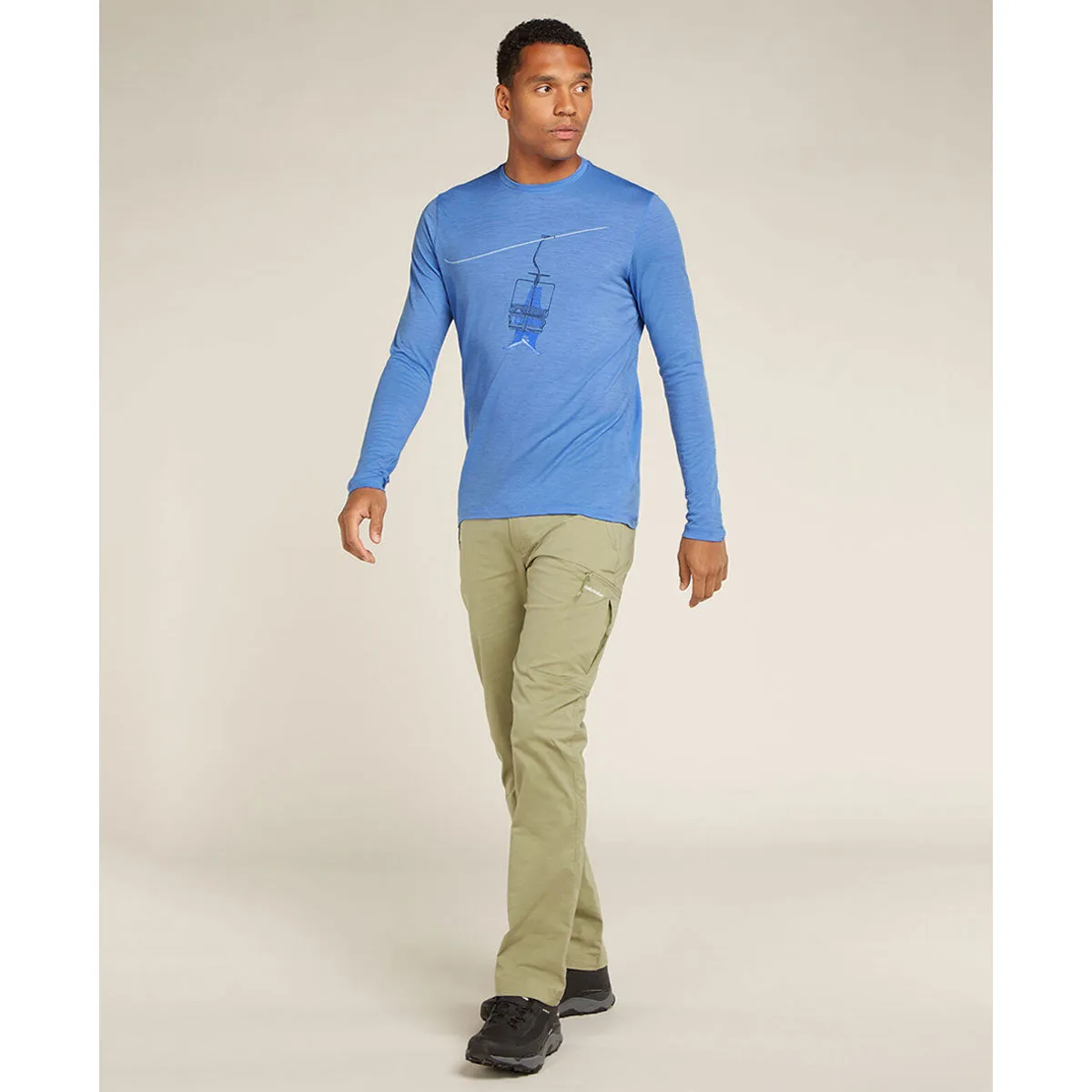 Mens 150 Tech Lite Long Sleeve Tee Bear Lift