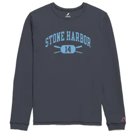 Men's Stone Harbor Long Sleeve Waffle Crew - Spring Navy