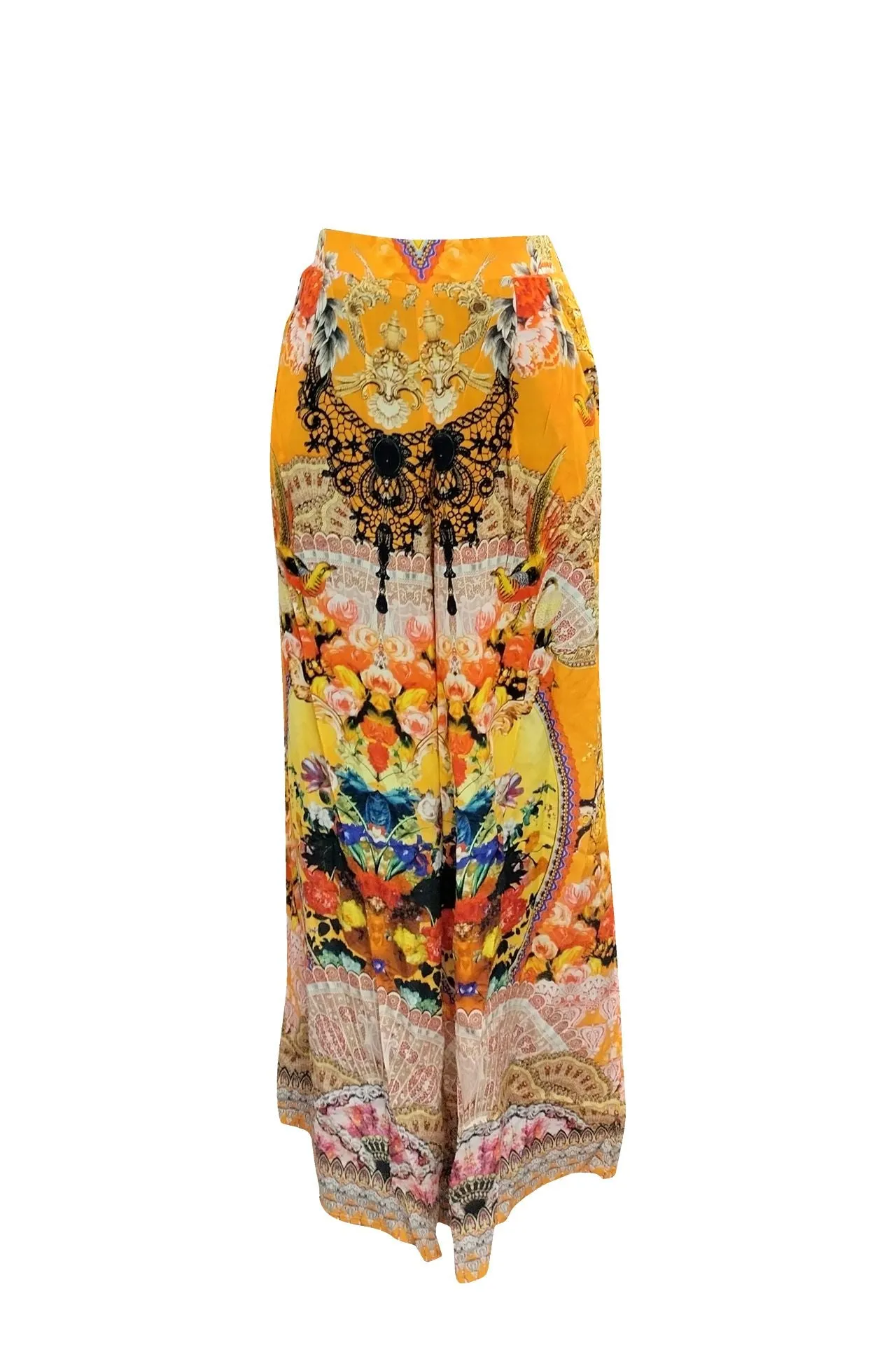 Orange Wide Leg Pant