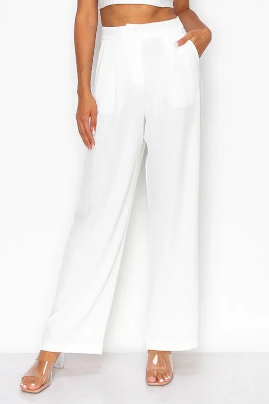 Plain Long Pants w/ Pockets