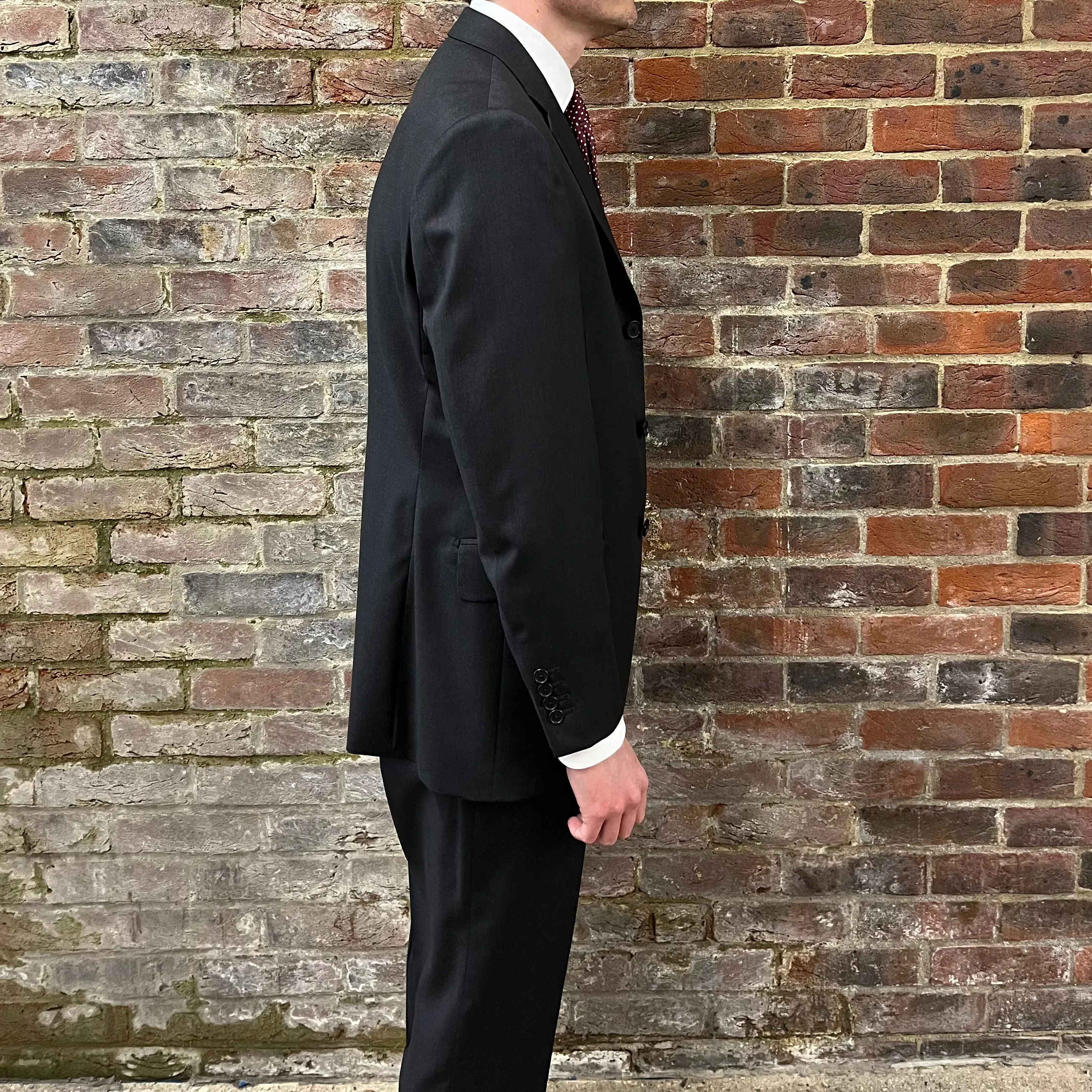 Regent - 'Penguin' Suit - Anthracite Grey Fleck Wool 260g - Reda Super 110