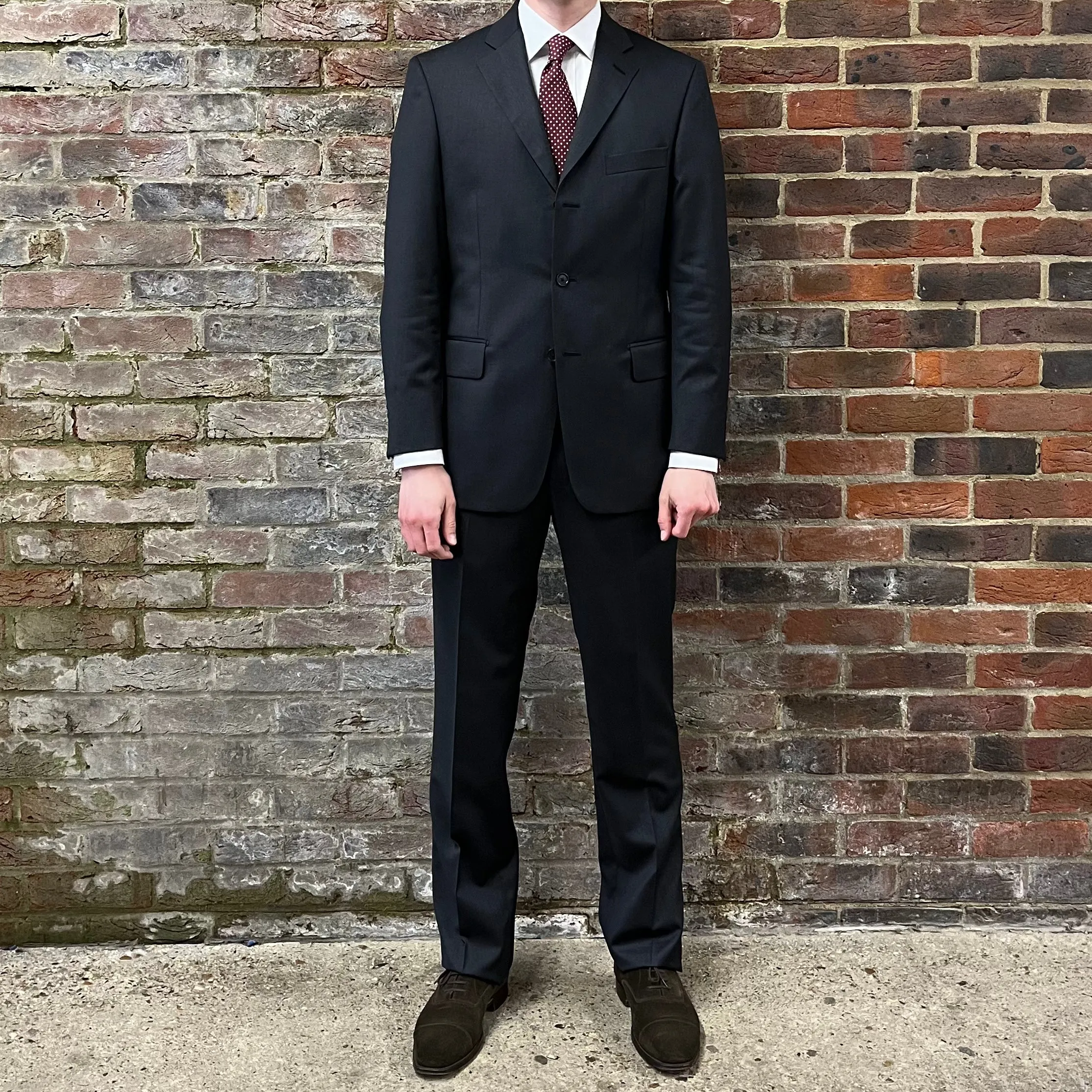 Regent - 'Penguin' Suit - Anthracite Grey Fleck Wool 260g - Reda Super 110