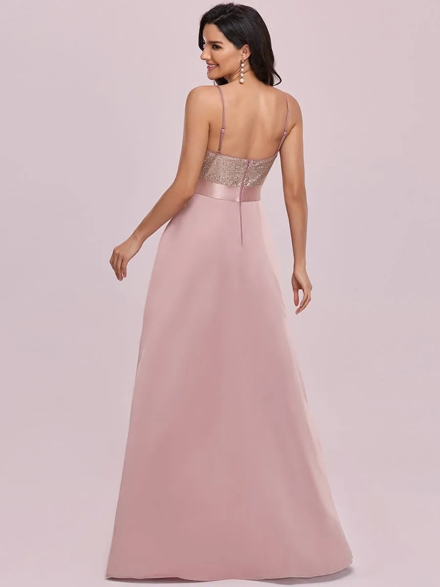 Sexy Backless Sparkly Prom Dresses for Women with Irregular Hem