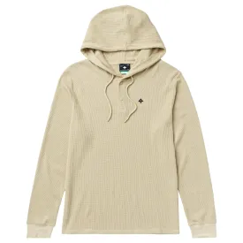 SYCAMORE THERMAL HOODED HENLEY - TAN