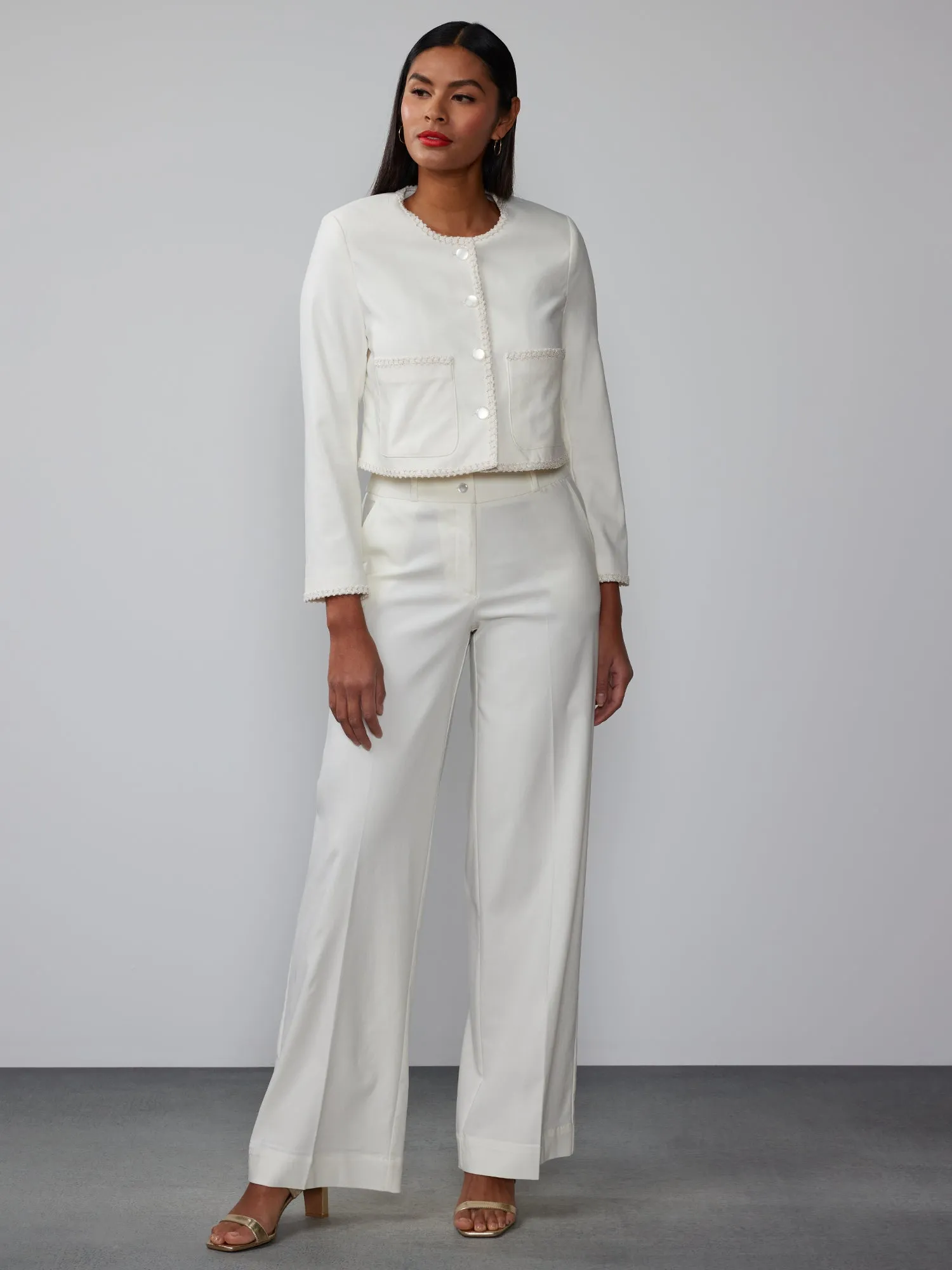 Tall Wide Leg Tie Waist Pant