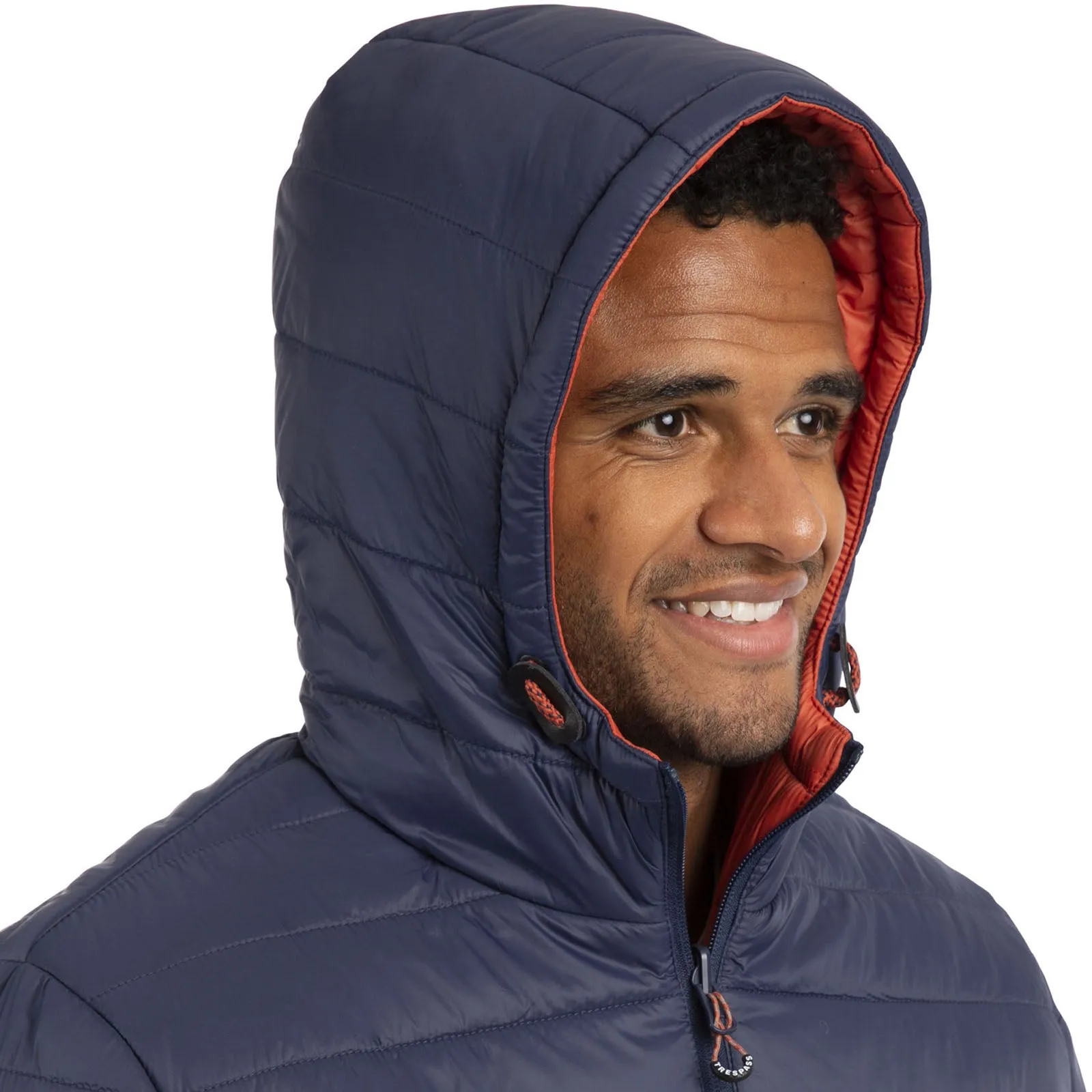 Trespass Mens Senby Padded Hooded Reversible Jacket
