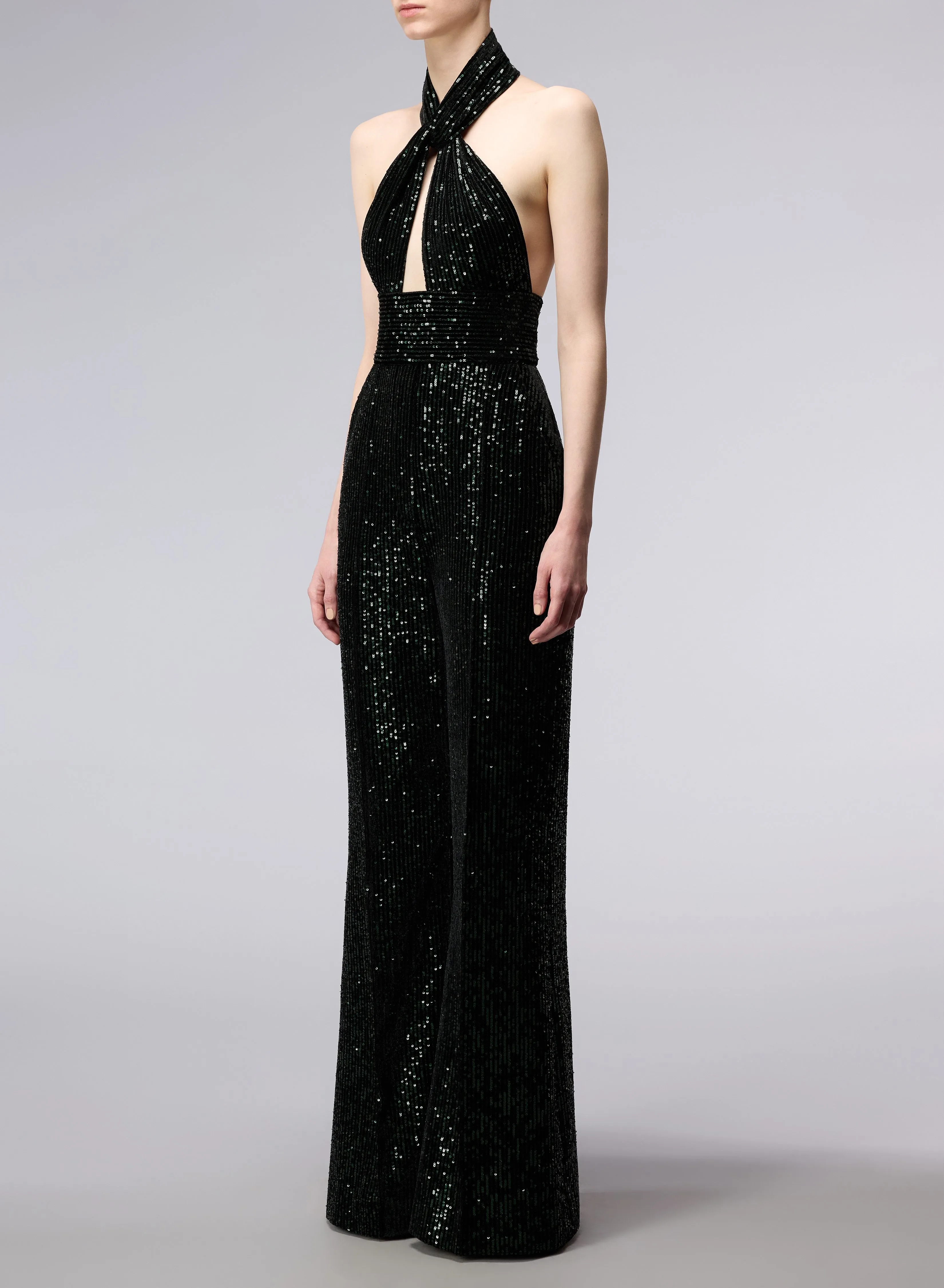 Velvet and Sequins Jumpsuit