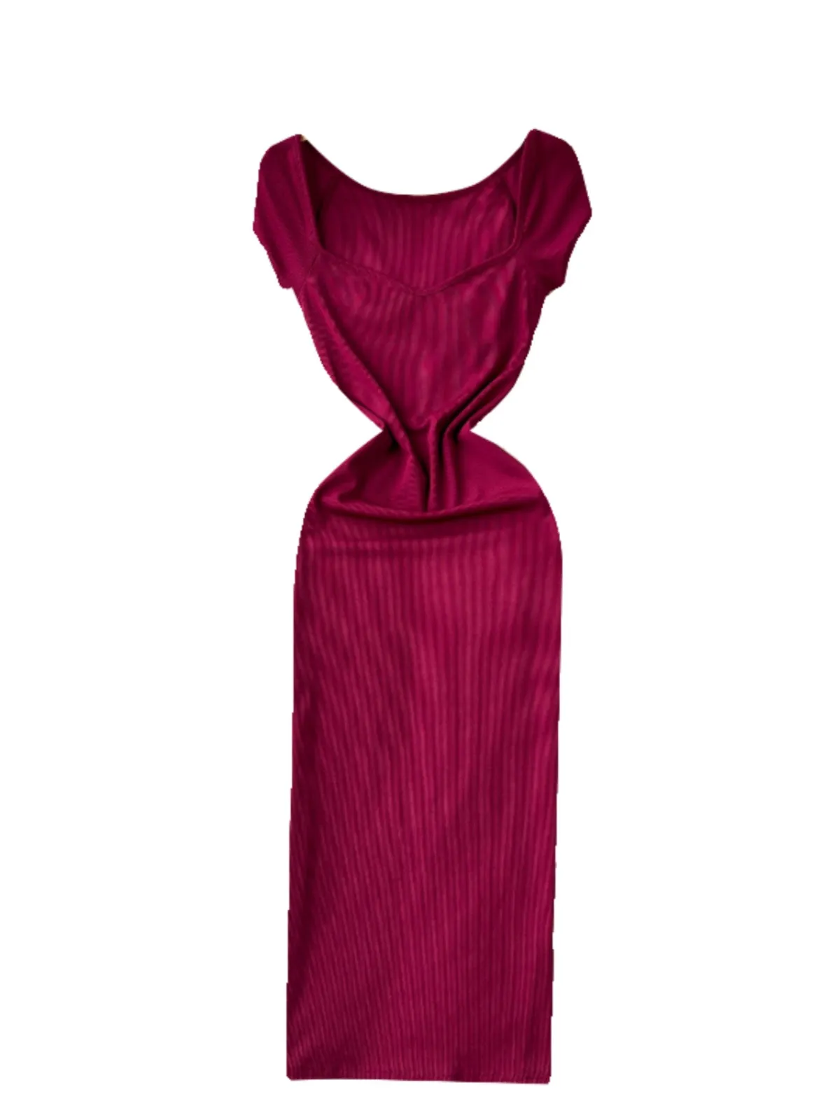 Vintage Stretchy Bodycon Knitted Dress