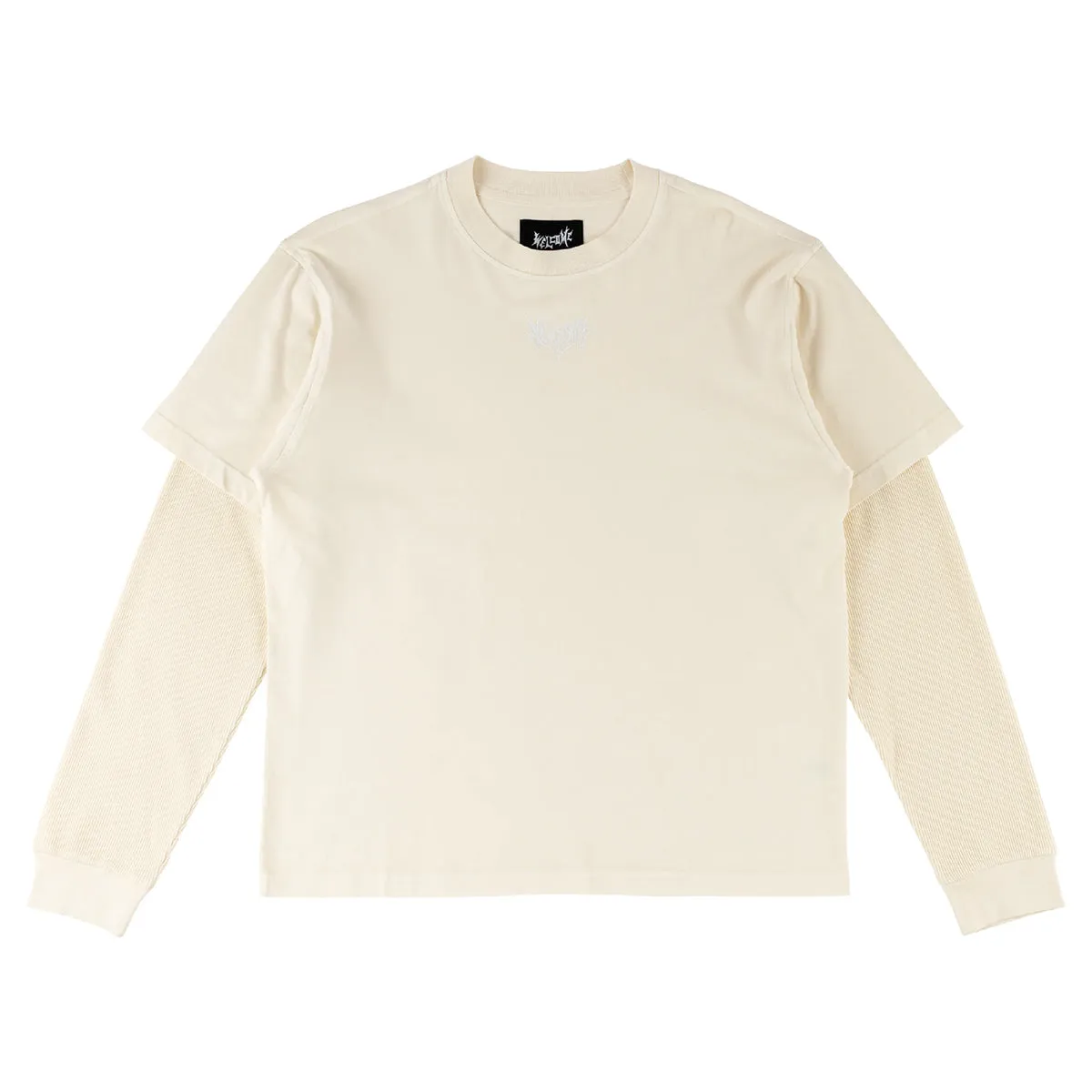 Welcome - Shard Layered L/S Knit Bone