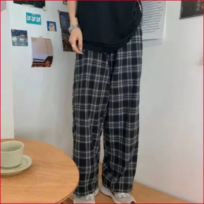 Wide Leg Pyjama Style Women’s Pants