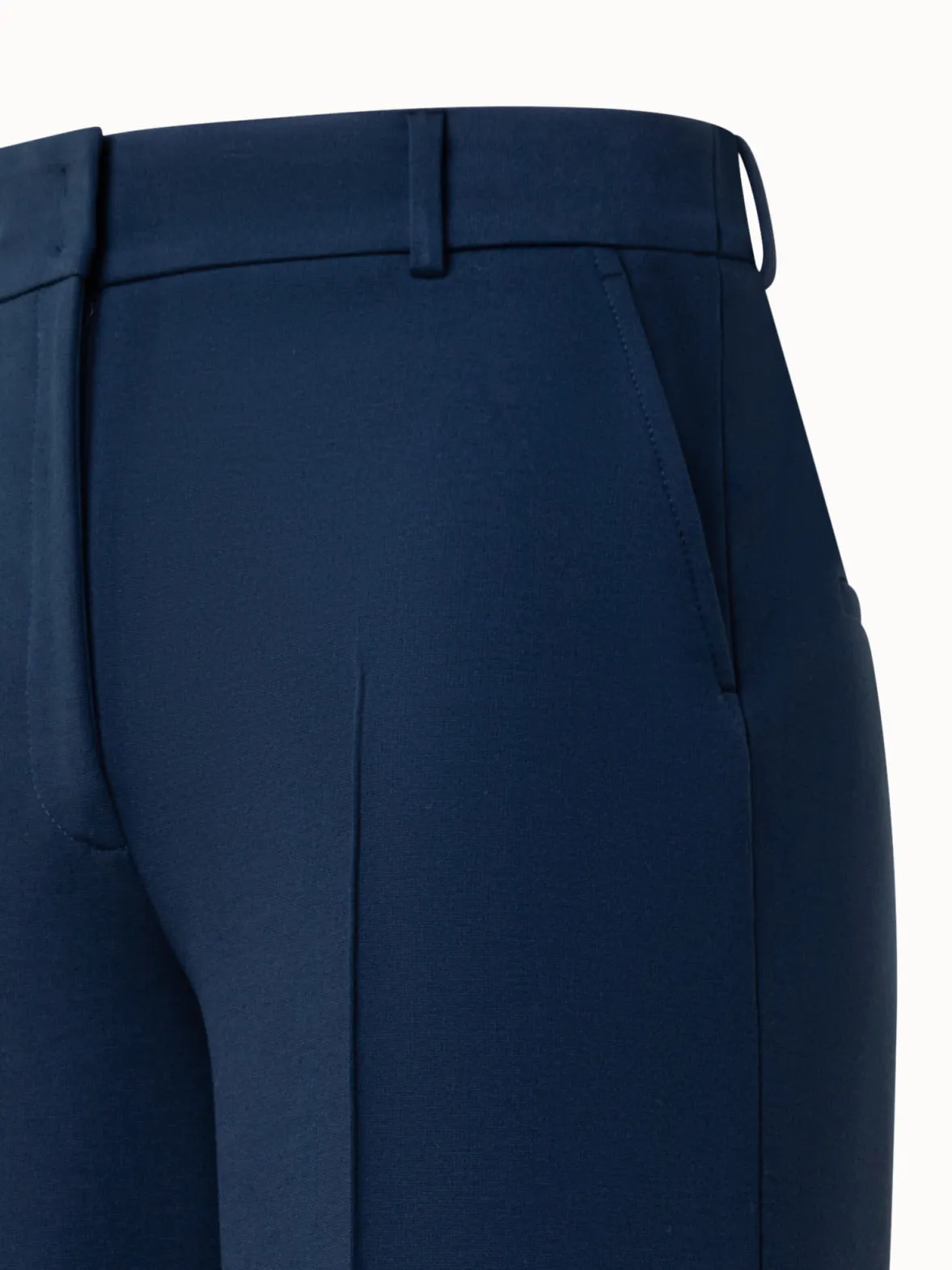 Wide Straight Leg Pants in Signature Jersey