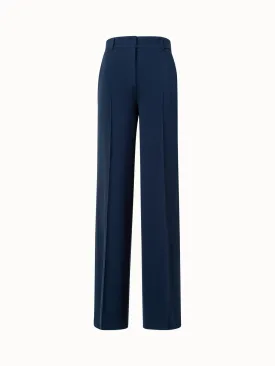 Wide Straight Leg Pants in Signature Jersey