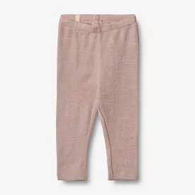 Wool Leggings | Baby - dark powder